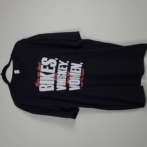 Coyote Ugly Bikes Whiskey and Women Nashville 3XL graphic tshirt